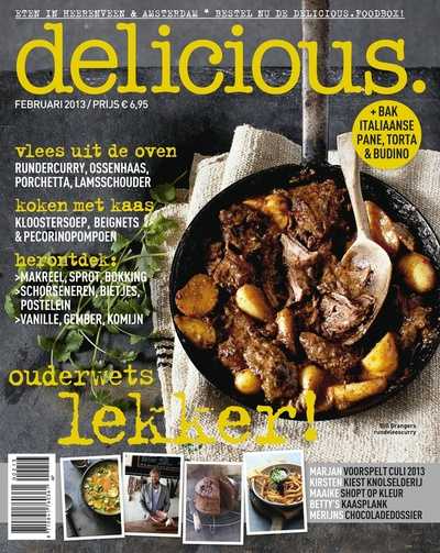 Omslag delicious. magazine - 2013-02