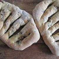 Serveersuggestie Fougasse, handvormig